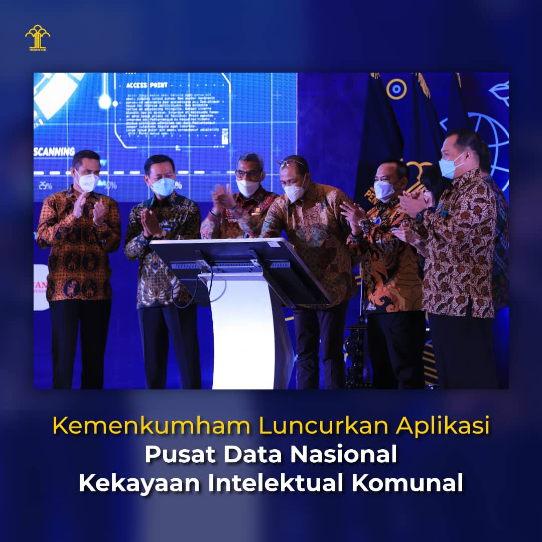 Selamat sore #SahabatPengayoman, hari ini Kemenkumham baru aja meluncurkan aplikasi Pusat Data Nasional Kekayaan Intelektual Komunal (PDN KIK). Aplikasi apaan sih ini? Coba disimak yuk
Kekayaan Intelektual Komunal

#PusatDataNasional
#KekayaanIntelektualKomunal
