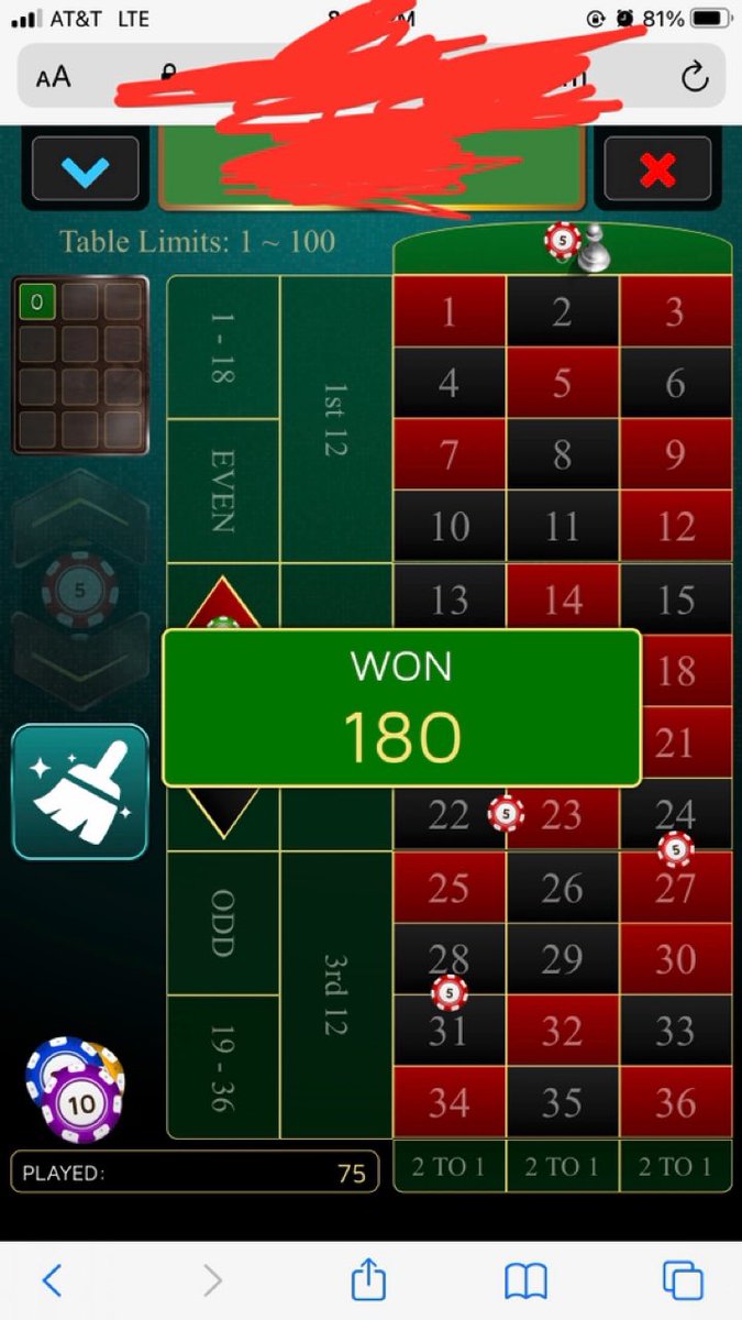 WheelDestroyer's tweet photo. Wow, 0! Another win for the boys!

Fuck the online casino!!
#GamblingTwitter #destroytheonlinecasino

Currently up 310u on plays today! https://t.co/iUlvs2WsYY