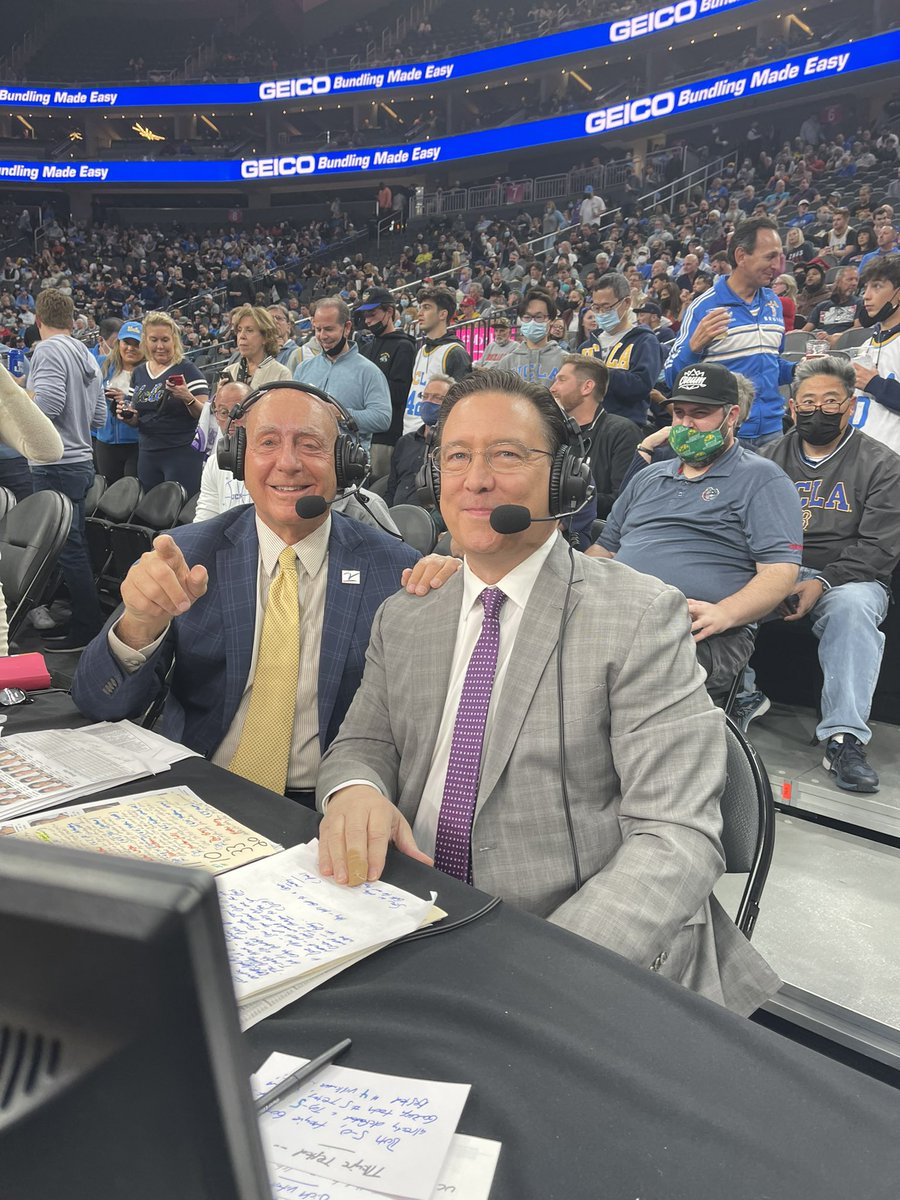 DickieV's tweet photo. So excited sitting with Dave O’Brien  @ courtside / join us / can’t believe I am here after Doctors told me I had cancer on Oct 12. https://t.co/WQqlLvQaAm