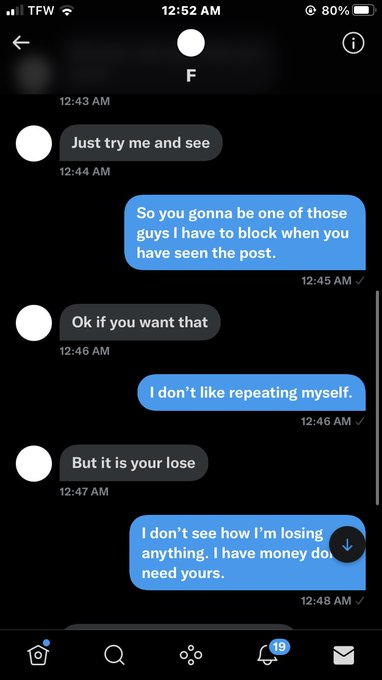 Seen you guys like to degrade women so much let me degrade you a bit and see how your ego takes it. You