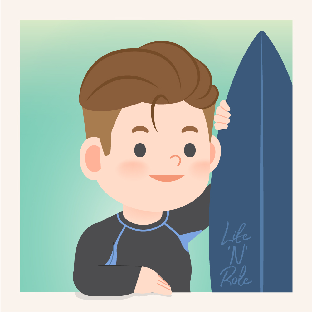 PaladjaiStudio's tweet photo. Jack, A videographer who loves the surfing. He usually goes surfing and sometimes diving on free days. surfing and ice cream would make him feel free.
https://t.co/srIuqfq5tX
#LifeNRole #NFTs #OpenSeaNFT #nftshill #nftdrop #surfing #surfboard #illustration #characterdesign https://t.co/2E5hJfuu21