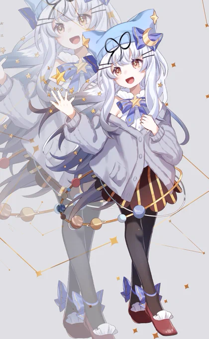 星空に憧れを抱く少女 