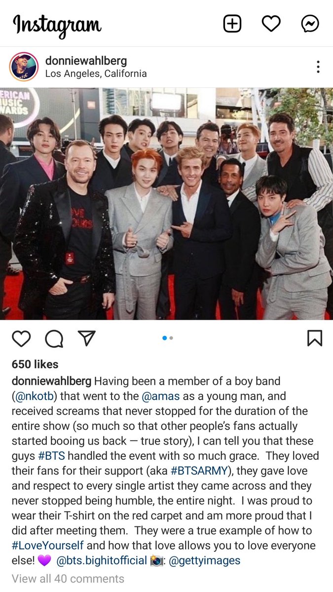 sbrianne22's tweet photo. Donnie just posted this on IG 🥺 I love him and I love bts 💜💜💜💜💜💜💜 https://t.co/kbvjrIVQ7J