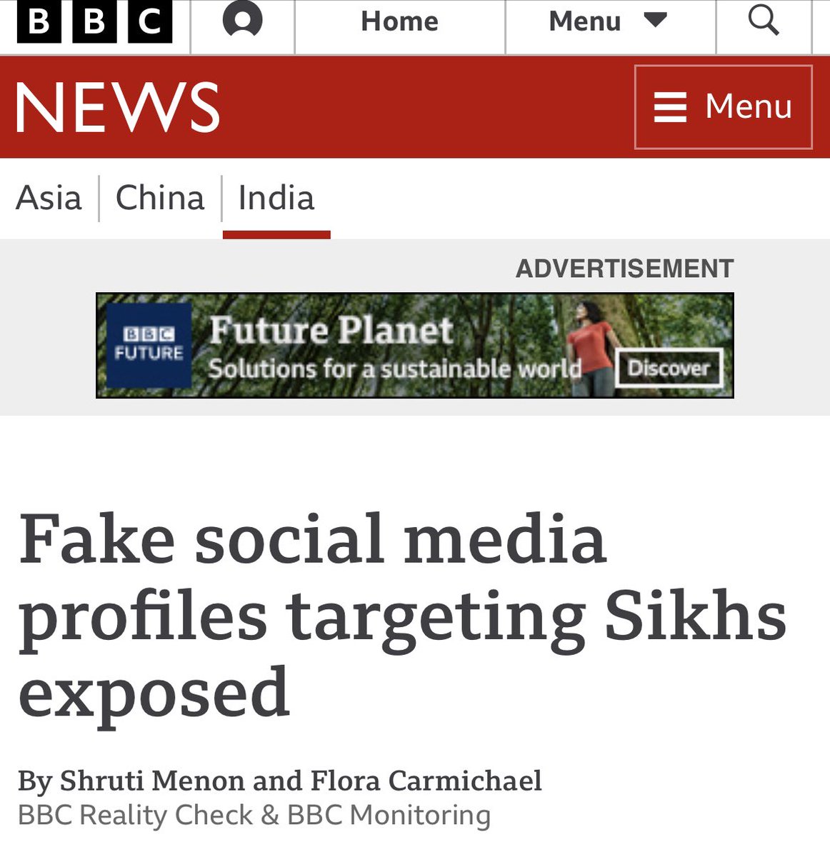 PunYaab's tweet photo. Fake Twitter handles  with Sikh names were created to run pro Hindutva and pro govt agenda and to label other Sikhs as fake Sikhs. https://t.co/56Ud3kXoLO