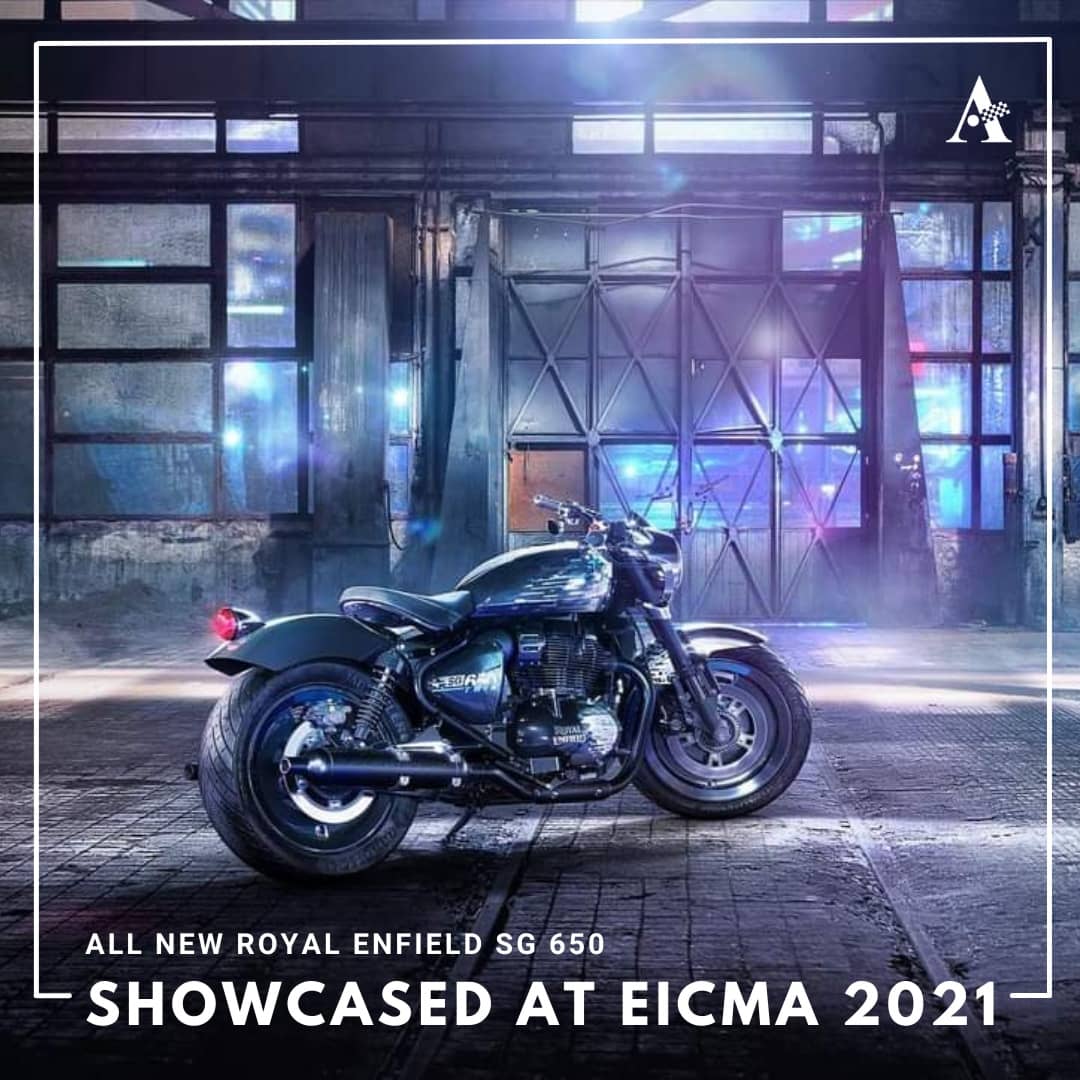 AutosChronicle's tweet photo. All new re sg 650 showcased at eicma 2021 #autoindia https://t.co/HvsSU4T7O2