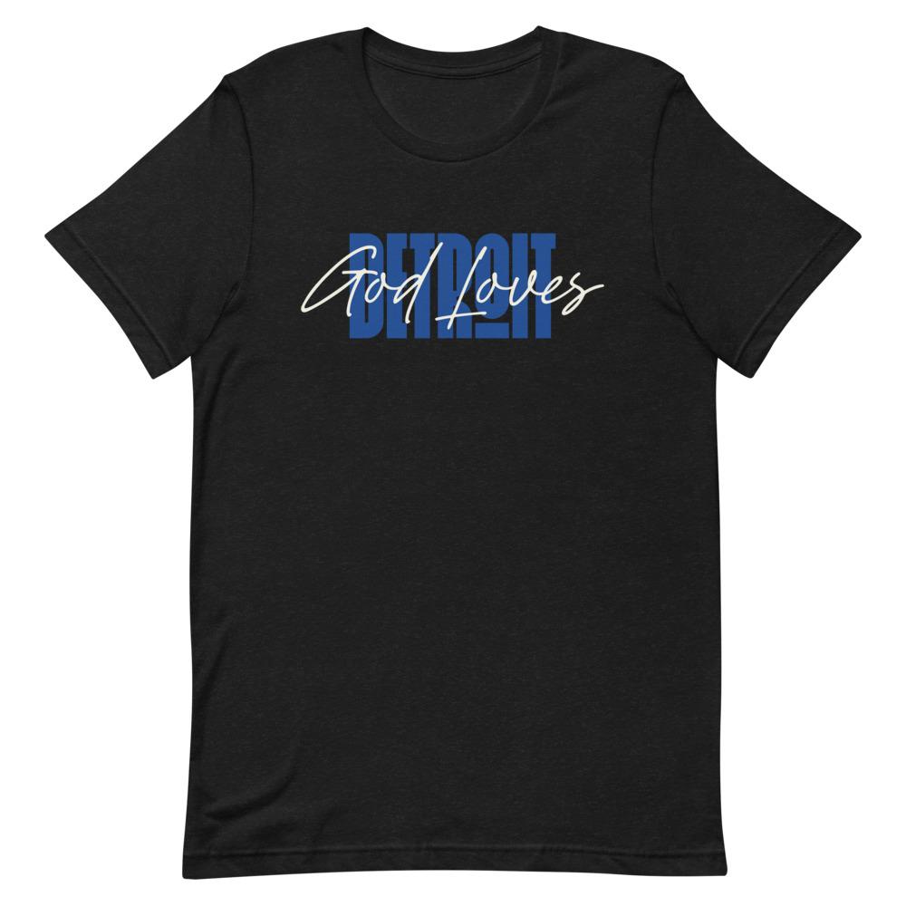TeesEternal's tweet photo. 😍 God Loves Detroit T-Shirt - Blue Text 😍 
by #EternalTees starting at $24.99. 
Shop now 👉👉 https://t.co/aj1Wn4GBod • #christianapparel #blackowned https://t.co/43LpuScxae