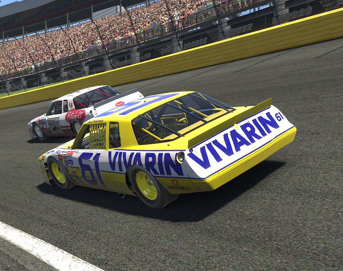 Started P8, Finish P8

Blew a tire early, lost three laps, made them all up after following the leader to learn how to save tires.

And I touched <a href="/Brian_Fletcher/">Brian Fletcher</a>'s ass.

@RACECDRA was fun.