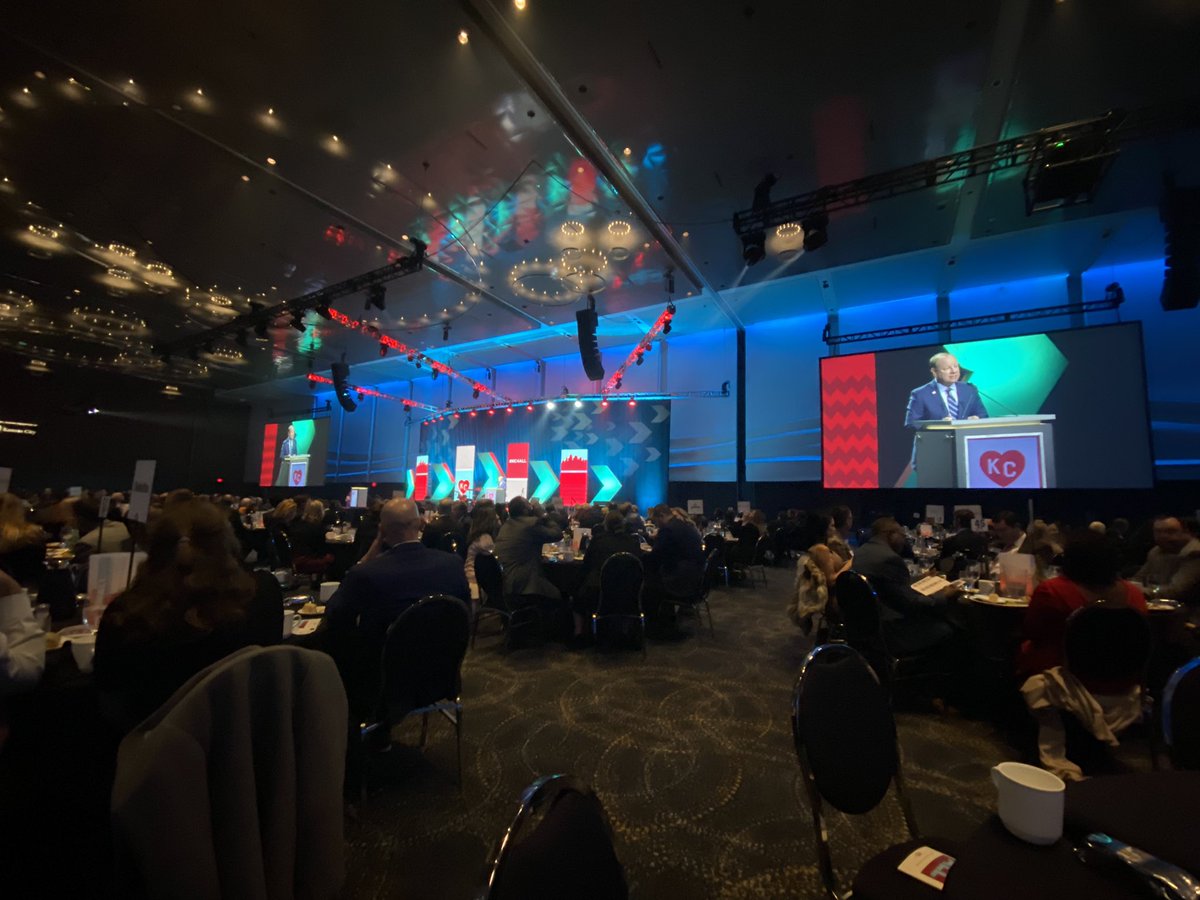 mikeforjoco's tweet photo. Our region is at its best when we collaborate across city, county, and state lines to work towards a better #KC4All. It was great to come together at the @kcchamber dinner tonight to celebrate this strong community. https://t.co/DY7LVvoMHL