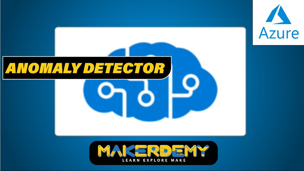 makerdemy's tweet image. Azure Cognitive Services are a set of AI/ML services that Microsoft provides to develop smart applications based on Vision, Speech, Language, and Decision making. 

utm.io/udZS3

#Azure #Cognitive #AnomalyDetector