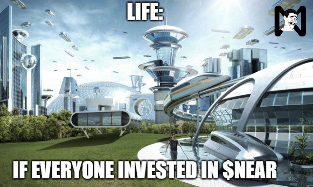 nearmemes_'s tweet photo. The sky is the limit, and together we could reach it by contributing to this amazing and eco-friendly project $NEAR Protocol (not financial advice 🤣).

Post by: @nearmemes_   me.

@NEARProtocol @NearVenezuela @word_near @NearDominicana @OpenWebSandbox @SwineGuild https://t.co/POq1MOCMs8