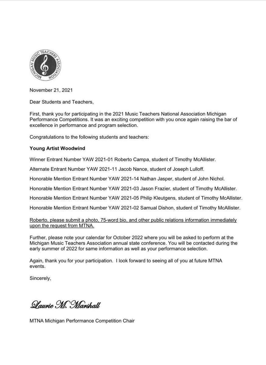 UMich Sax Studio tweet media