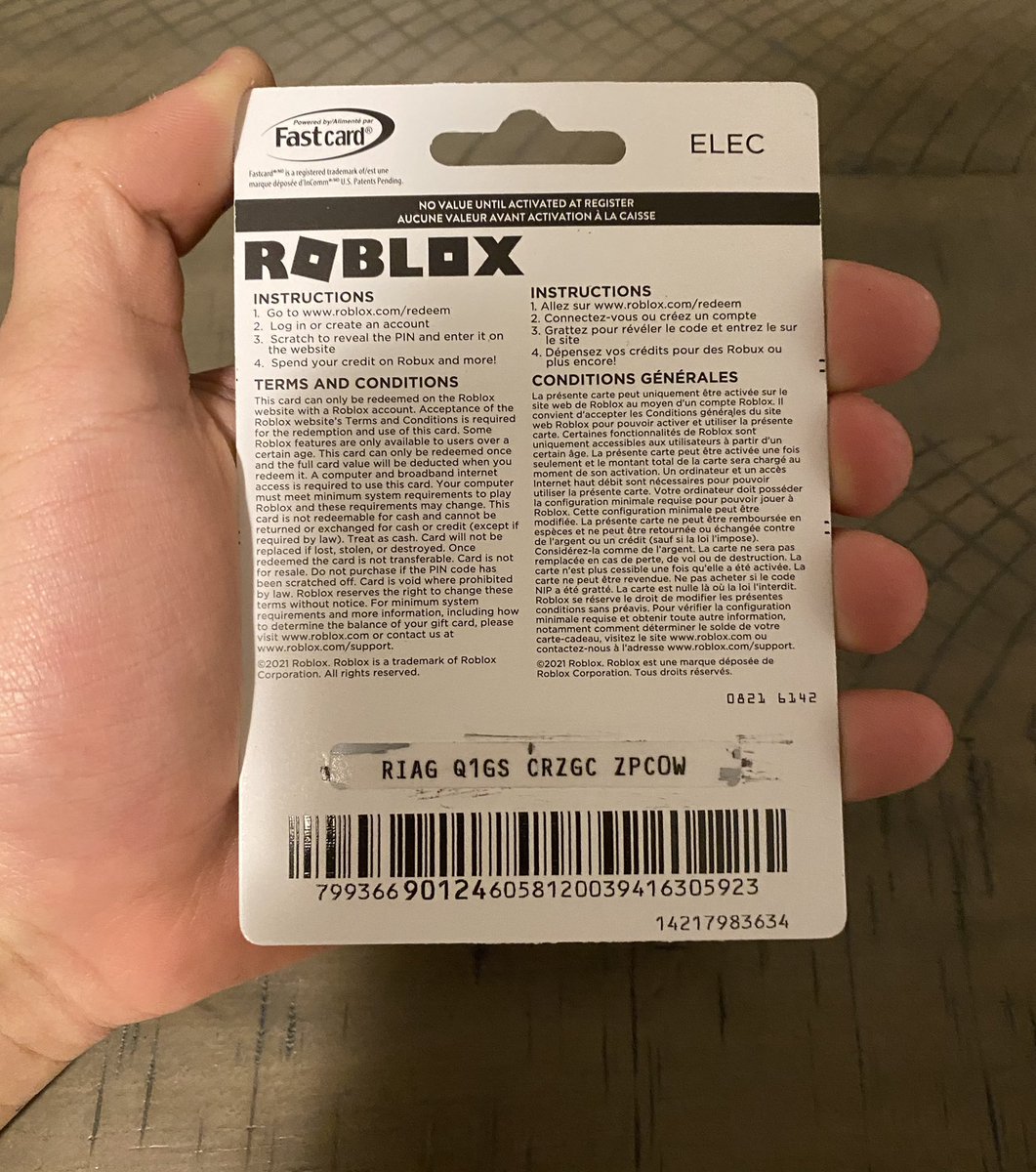 Model8197 on X: Which Robux Gift Card do you want?