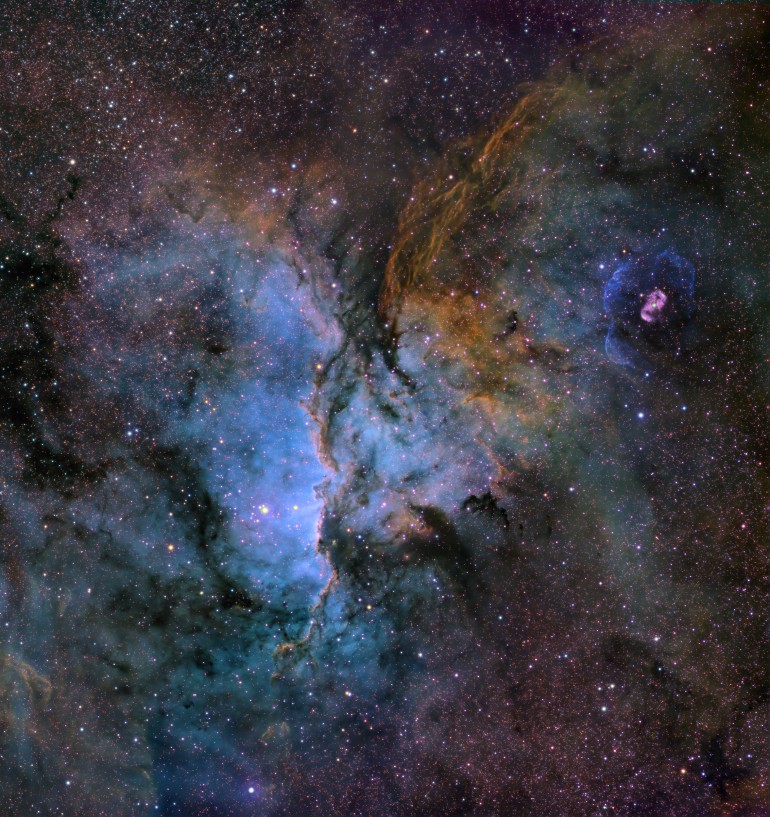 NGC 6188 Fighting Dragons of Ara 📷 Credit: Dr Don Goldman astrodonimaging.com Telescope: T10, Siding Springs Observatory, Australia #itelescope #remotetelescope #astrophotography #astronomy #sidingspringsobservatory