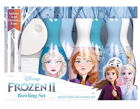 Frozen 2 Bowling Set Hit the alley with all of your favorite characters from Disney's Frozen 2 with this bowling set. Includes 1 plastic bowling ball Includes 6 plastic bowling pins Each pin is 7"H Every pin has licensed artwork . $24.99 #disneyworld #olaf
toys4pawsllc.com/shop/ols/produ…