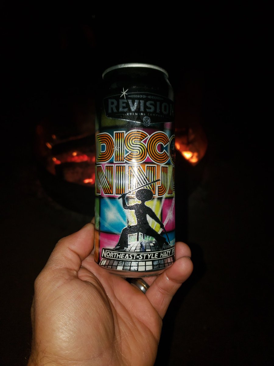 jeffjr9's tweet photo. Disco Ninja hittin at the campfire 🔥🔥
#disconinja #revision #revisionbrewing #ipa #beertography #beersoftheworld #beersofcalifornia #beer #craftbeer #coolbeer #whatdoyoudrink https://t.co/bq2xGybiMe