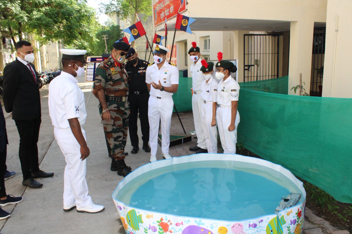 NCC_Dte_Gujarat's tweet photo. Maj Gen Arvind Kapoor, ADG NCC Dte Guj,DNH&amp;DD vis 8 Guj NU &amp; 27 Guj BN NCC Jamnagar. The Gen offr addressed ANOs,PI staff,CTOs,cdts &amp; complimented them for their high stds of trg.
@poonambenmaadam
@collectorjamngr
@DefencePRO_Guj   @HQ_DG_NCC
@cmoguj
@jitu_vaghani @BhupendraBjp https://t.co/sXNaSi03eS