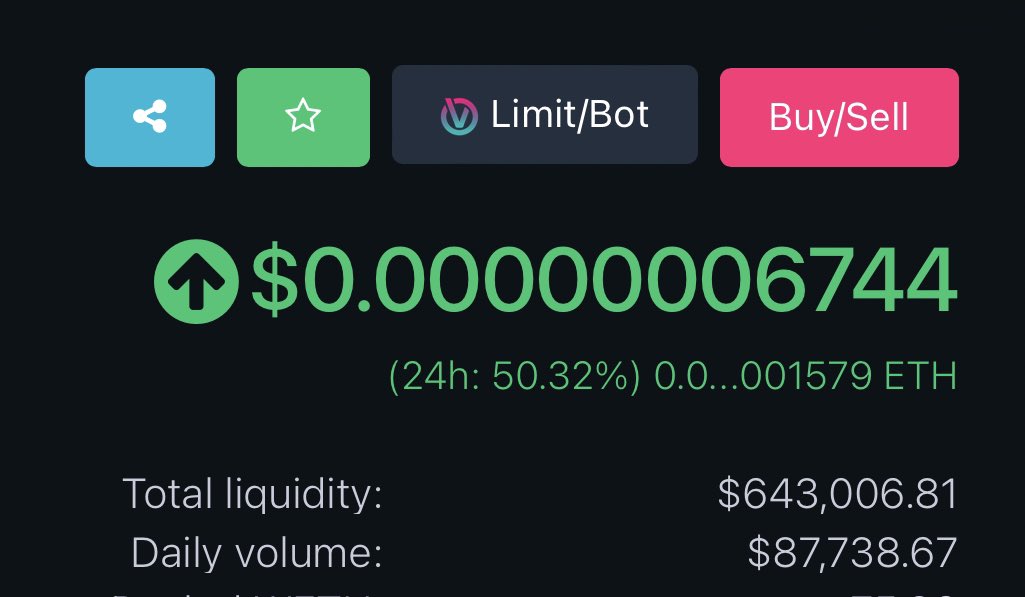 SOGE_space's tweet photo. $SGE 50% gain on #Uniswap on the 24h. Welcome to all new holders.
Be sure to join our #Telegram:
https://t.co/pJlGrdi50E
#CoinMarketCap #Coinbase #Cardano #cryptocurrecy #Crypto #Defi #SGE #StarSeas #SGESPACEFORCE #Ethereum #ETH #Bitcoin #BTC #altcoin $eth $usdt $shib $doge https://t.co/LIYB0Klc0Z