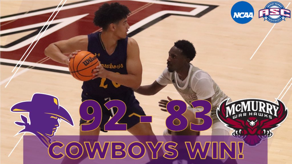 COWBOYS WIN IN OT! Will Bartoszek had a huge night finishing with 25 points on 10-14 shooting #JustUs #ASChoops #D3hoops