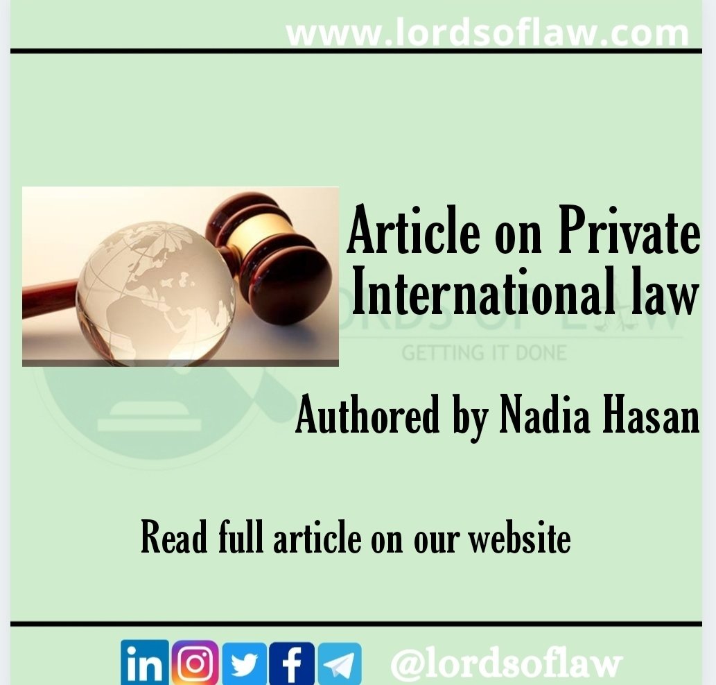 LordsOfLaw's tweet photo. Private International law
Read more at https://t.co/n8ExychA2U
#law #international #legal #lawyer https://t.co/vORzohcLRT