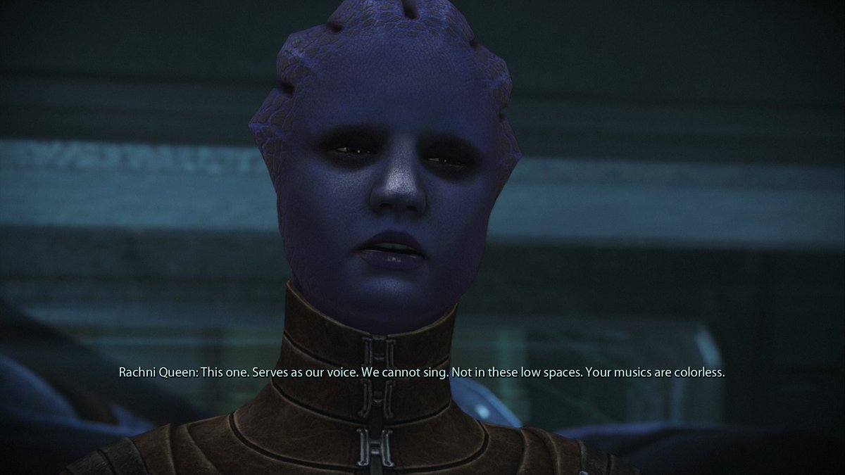 TheParagade's tweet photo. @masseffect This would've been more of a #screwyou if the #rachni had used #Benezia instead. https://t.co/gmf7azT64T