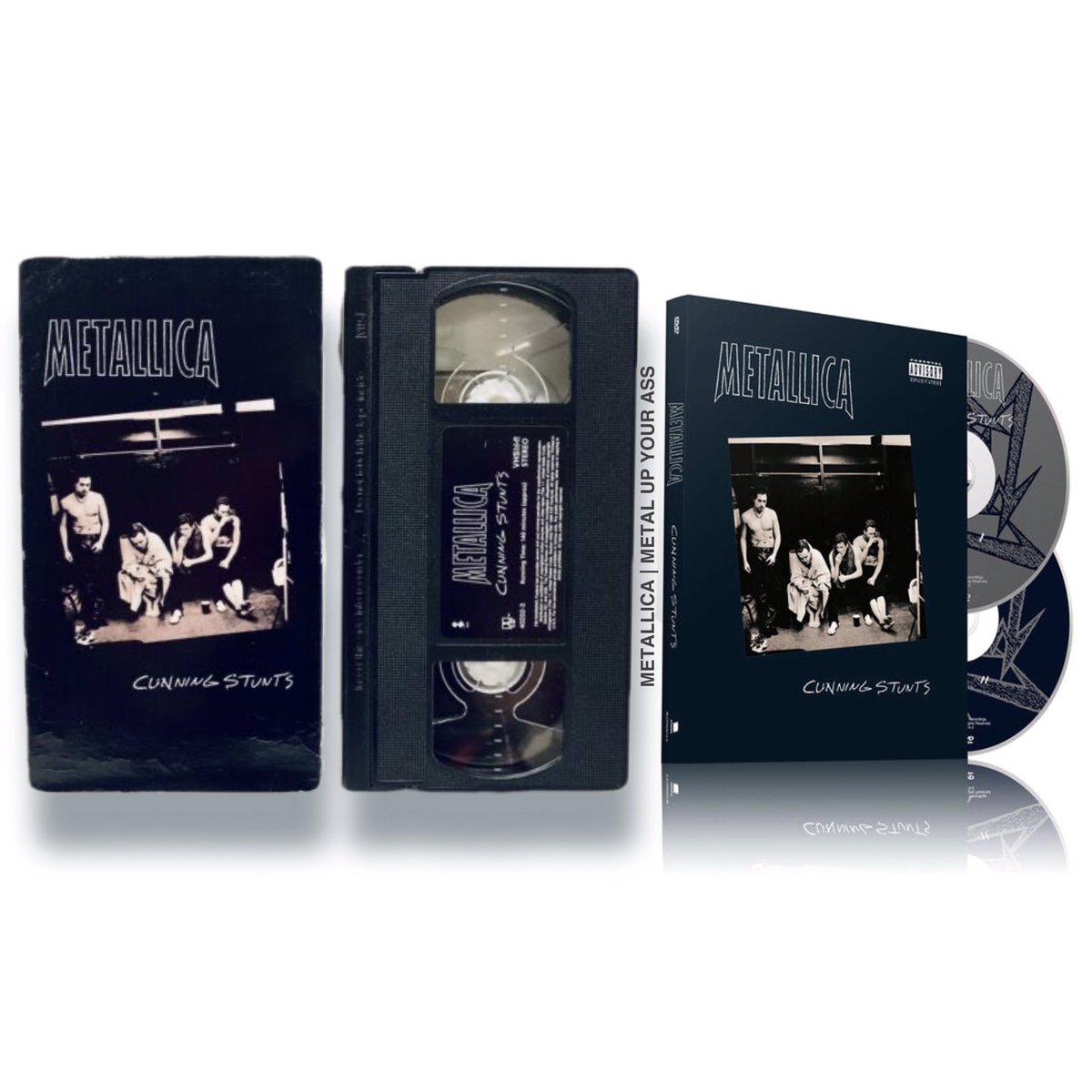 MetSince1981's tweet photo. 📆 En 1998, un día como hoy 24 de Noviembre sale al mercado en formatos de VHS y DVD, @Metallica “Cunning Stunts", grabación de los shows en el Tarrant County Convention Center en For Worth Texas TX. USA. 9 &amp; 10 de Mayo 1997.
#Metallica #CunningStunts #METALLICAMetalUpYourAss🗡🚽 https://t.co/u80w2MRpxS