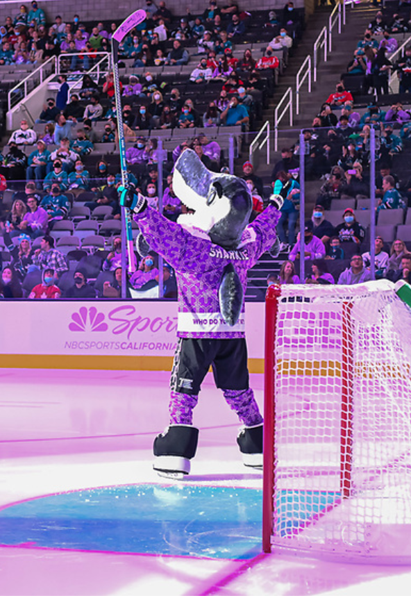 sjsharkie's tweet photo. The #SharksFoundation is having a stick auction as part of #HockeyFightsCancer month. You can get my game used, signed custom stick.  
visit https://t.co/Ssjp3KRiom or place a bid by texting SHARKS to 76278
Auction opens November 24 @ 5PM
@kpthrive @sjscommunity @sanjosesharks https://t.co/Cxn13aym5e