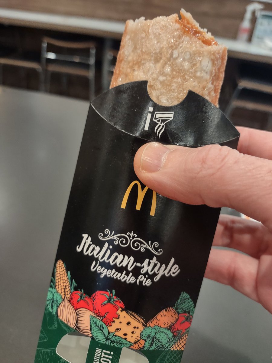 jonjpolk's tweet photo. Hey @JimGaffigan McDonald's in Hong Kong basically has a Hot Pocket now. Thought you should know. https://t.co/KmTI2uQtHX