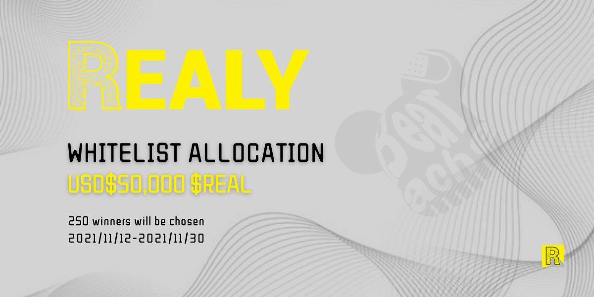 moshour_45's tweet photo. 🪂 Realy Metaverse Whitelist Allocation Contest 🪂🔥

🎁 250 Winners will win USD200 Realy Metaverse Whitelist Allocation

👉Join here: https://t.co/f0Rivf0xu1

What is the main use of $Real? : GOVERNANCE

❇️Complete simple tasks
❇️Submite solana address https://t.co/xQP2KWO0nq