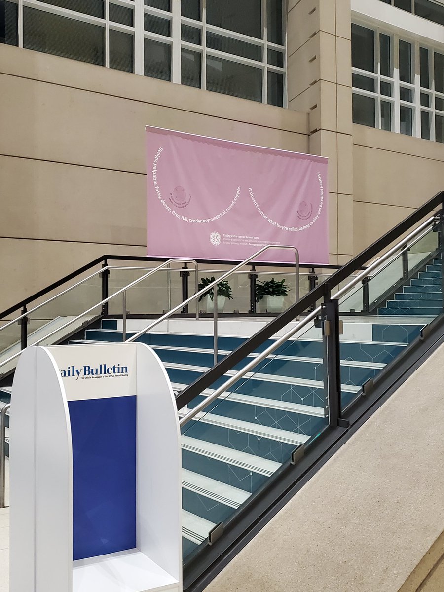CancerGeek's tweet photo. As you pick up your daily bulletin during #RSNA21 please make sure to remind your ❤️’d ones during #Thanksgiving the importance of #DontSkip their screening Mammogram. #Nof1 https://t.co/Rb5cFgaiyg