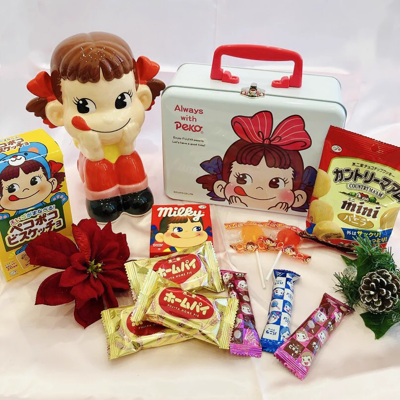 専用★昭和レトロ★ペコちゃん　クリスマスお菓子BOX 空箱　不二家 FE7nxRLakAA0e6a?format=webp&