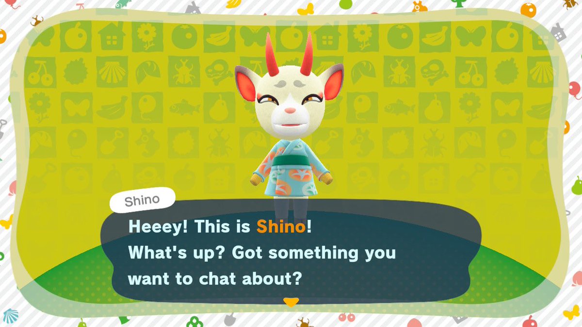 itsmesav's tweet photo. Just got shino, anyone interested? Selling her for $5 #acnh #acnhvillagerinboxes #AnimalCrossingNewHorizons #acnhvillagertrade https://t.co/clPngPa9OJ