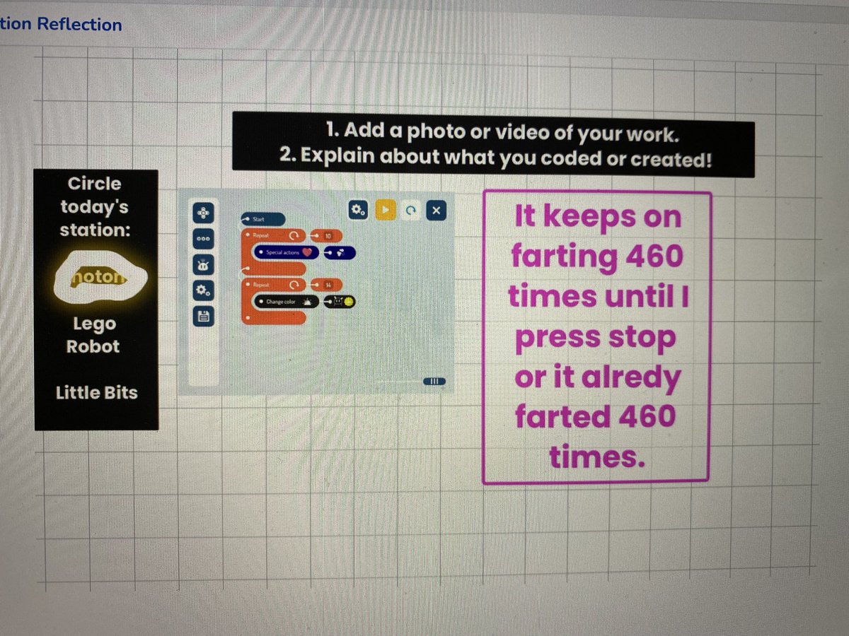 Tell me it’s the day before a break without telling me it’s the day before a break. 😂 #STEMeducation <a href="/Seesaw/">Seesaw</a>