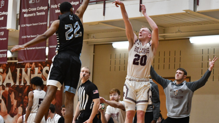 HOCROSAINTS's tweet photo. Men's Basketball: Balanced Scoring in Saints Road Victory
 - https://t.co/MQgqeR25CX https://t.co/9ZCxY7xhkB