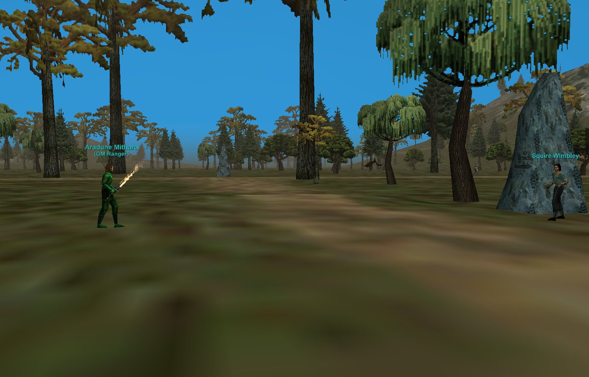 big_hurb's tweet photo. # zone North / South / East/ West Karana (qey2hh1)

@aradune 

Level 50 GM Ranger with Fiery Avenger

111,820 Hitpoints.

Always standing guard over @everquest 

.. and often into the Sunset Home, to rest. https://t.co/b7fgEbKSg3