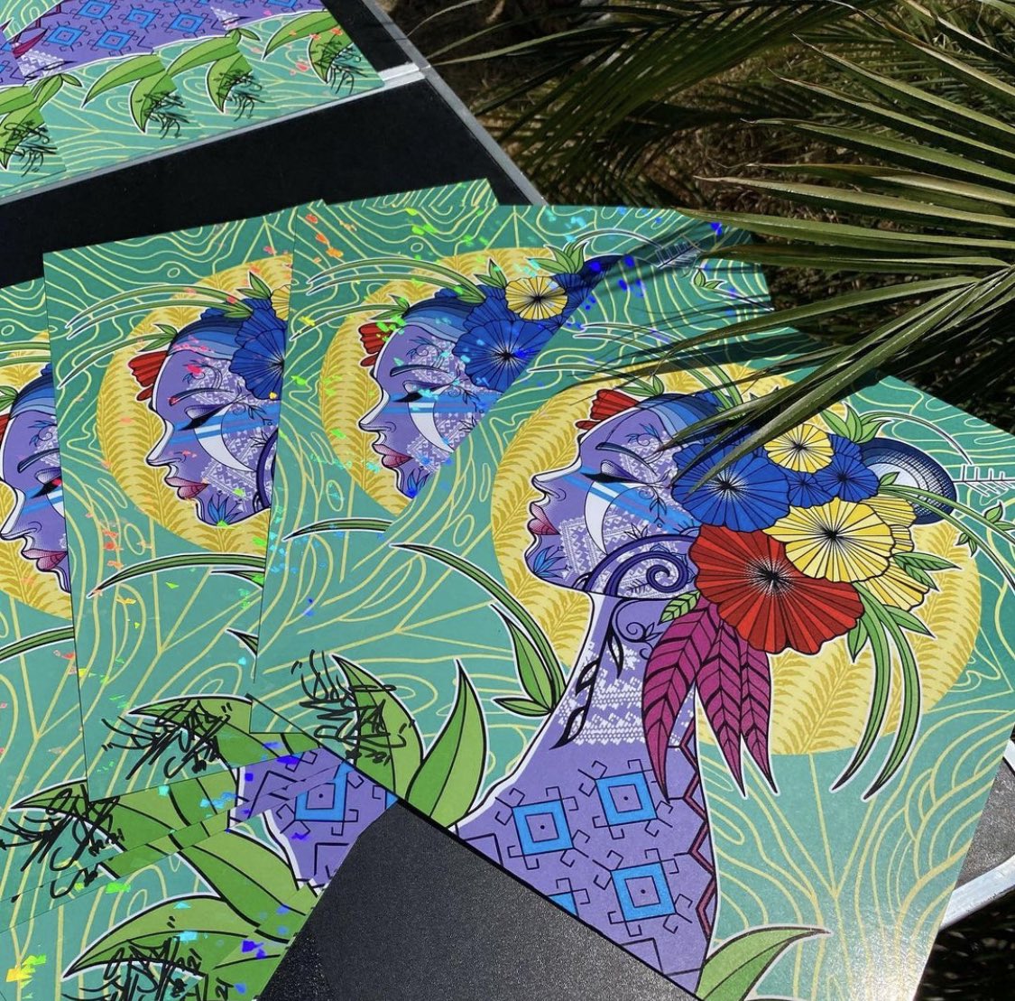 deejae408's tweet photo. Bringing back to the 80s and 90s with the shiny and sparkly sticker and trading card hologram style ✨
@goddessartnft
#deejaepaste #NFT #NFTart #NFTartists #defprojects #starvingartistph #kultura #filipinotextiles #philippinetextiles https://t.co/D7btRa4TWP