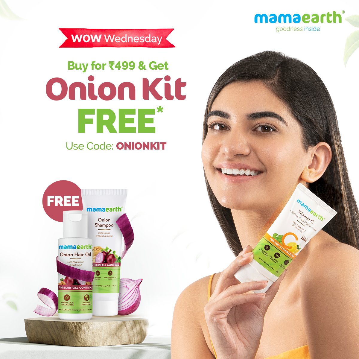 mamaearthindia's tweet photo. Check out what we have in store for you this #WowWednesday! ๐๐๐
Shop here: https://t.co/9U2XbARoSj๐๐
#mamaearth #GoodnessInside #WednesdaySale #OffersIndia https://t.co/BhdTjF4GZW