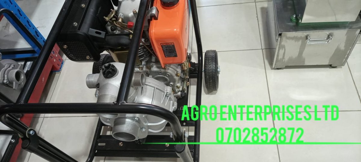 sj_agro's tweet photo. Pacwell Diesel High pressure water pump
10hp Diesel engine
3" both inlet and outlet
70m head
40m³/hr pump output
Price 70, 000
Call or whatsapp 0702852872 to place your order.
#irrigation #furrows #dripirrigation #Raingun #waterpump #dieselengine #agriculture #water https://t.co/pnZMut2jNO