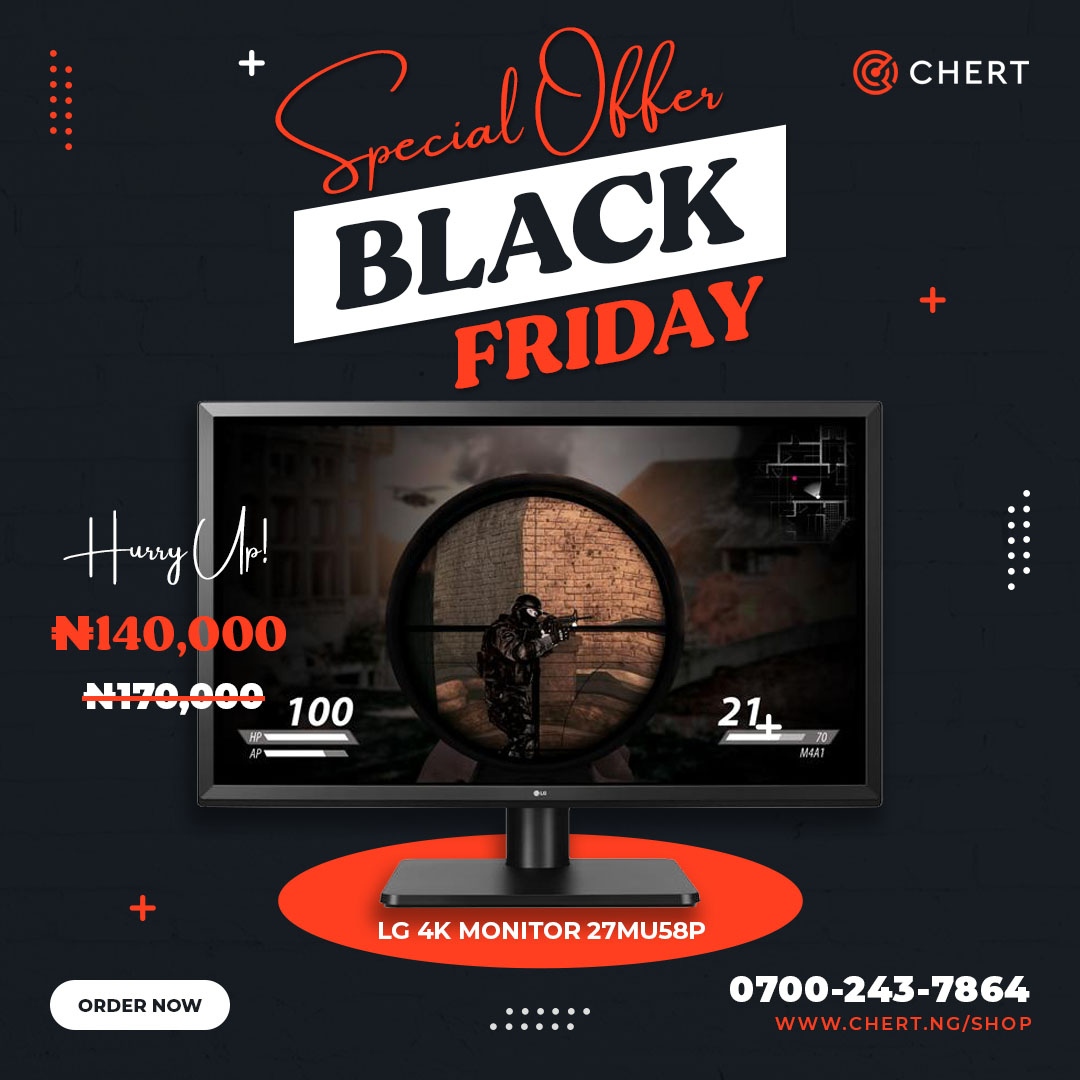 ChertComputers's tweet photo. KEY FEATURES

> Ultra HD 4K IPS Display
> sRGB Over 99%
> Color Calibrated

Call: 0700-243-7864 or chat with us here: https://t.co/Ib6zJxtZ6V

nigeria #devices #lagos #abuja #nigeria #naijatech #naija #lagostraffic #giditraffic #blackfriday https://t.co/ehgEePAlVh