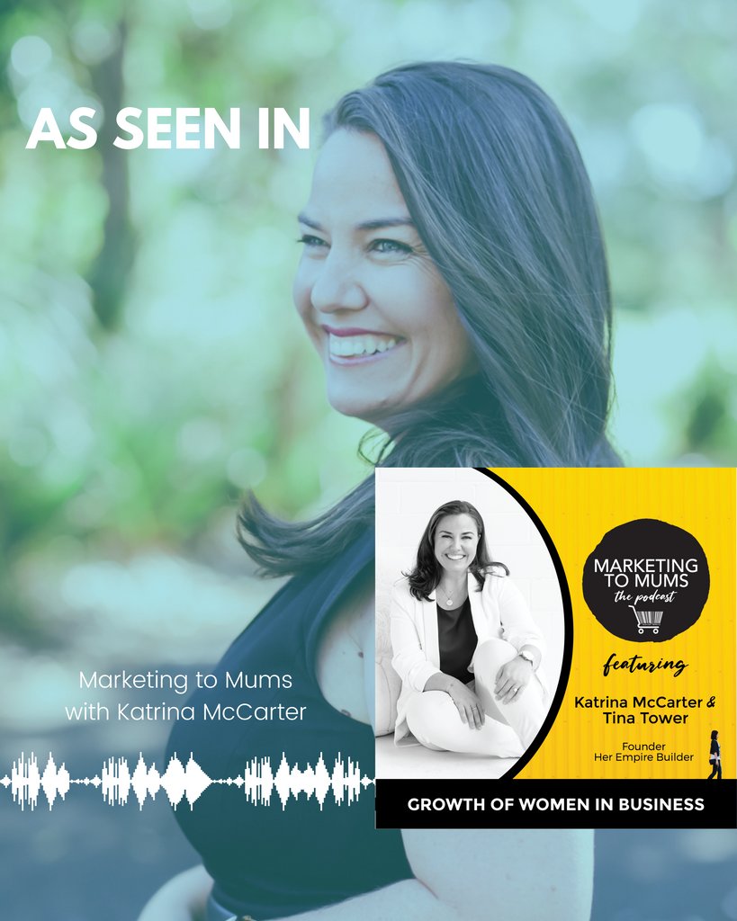 I absolutely loved this chat with Katrina McCarter from Marketing to Mums Podcast.

Thank you so much for having me Katrina! ✨

@marketingtomums

Check out the full episode on my Media Page tinatower.com/media
