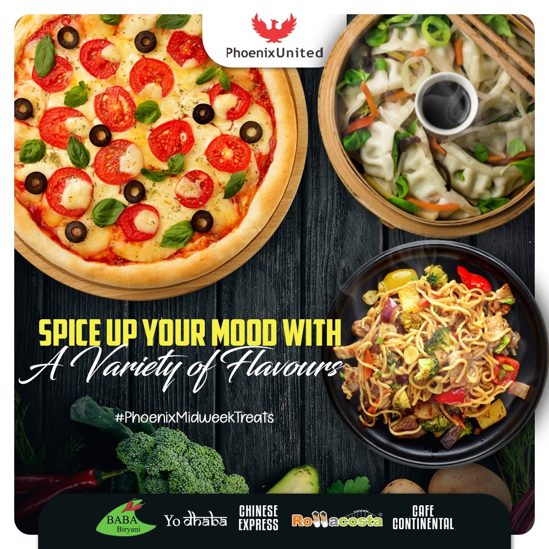 Spice up your mood with variety of flavours from Plan up with your loved ones and relish the del