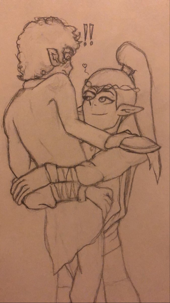 chaoticsapps's tweet photo. lumity middle earth au with luz as a hobbit and amity as an elf??? #theowlhousefanart #lumityfanart https://t.co/xLdVRbpK1R