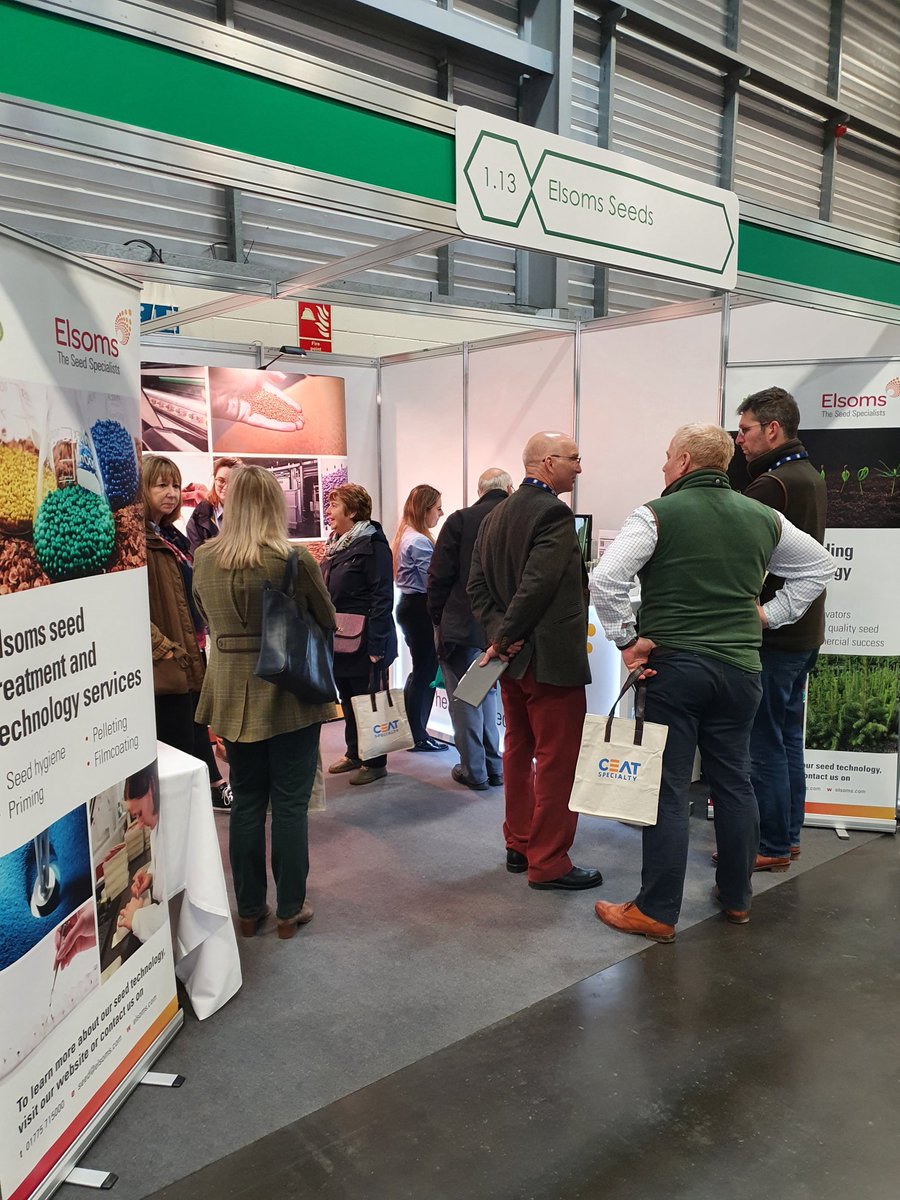 PhillipAyres2's tweet photo. Croptech day 1 and its busy already, talking all things seeds and seed technology. Drop by and say hello in the main hall. #Elsomseeds https://t.co/sS35y4d5Jd