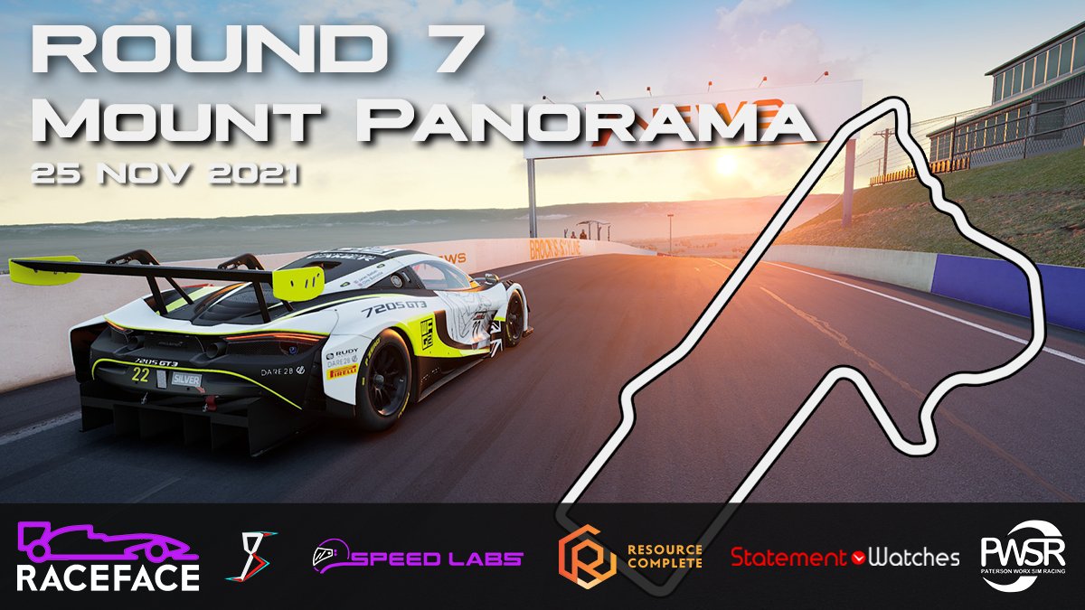 RaceFacePro's tweet photo. With only two points between @bagoza and Bernard King for the championship lead, who will survive the mountain tonight in Round 7 of the GT3 Sprint Series?

Join us at 20h30 at: https://t.co/h6gnIi1Q01 https://t.co/RabkpkFqeW