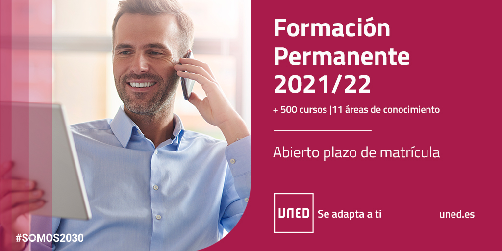 unedcantabria's tweet photo. 🗓️ 30 de noviembre, último día para matricularte en los más de 500 #cursos de #FormaciónPermanente que oferta la @UNED
Elige el tuyo ℹ️ https://t.co/LE9N4xi9oo
#SomosUNED #UNED #SeAdaptaATi #Somos2030
@FormacionP_UNED https://t.co/IJSQKP5v0m