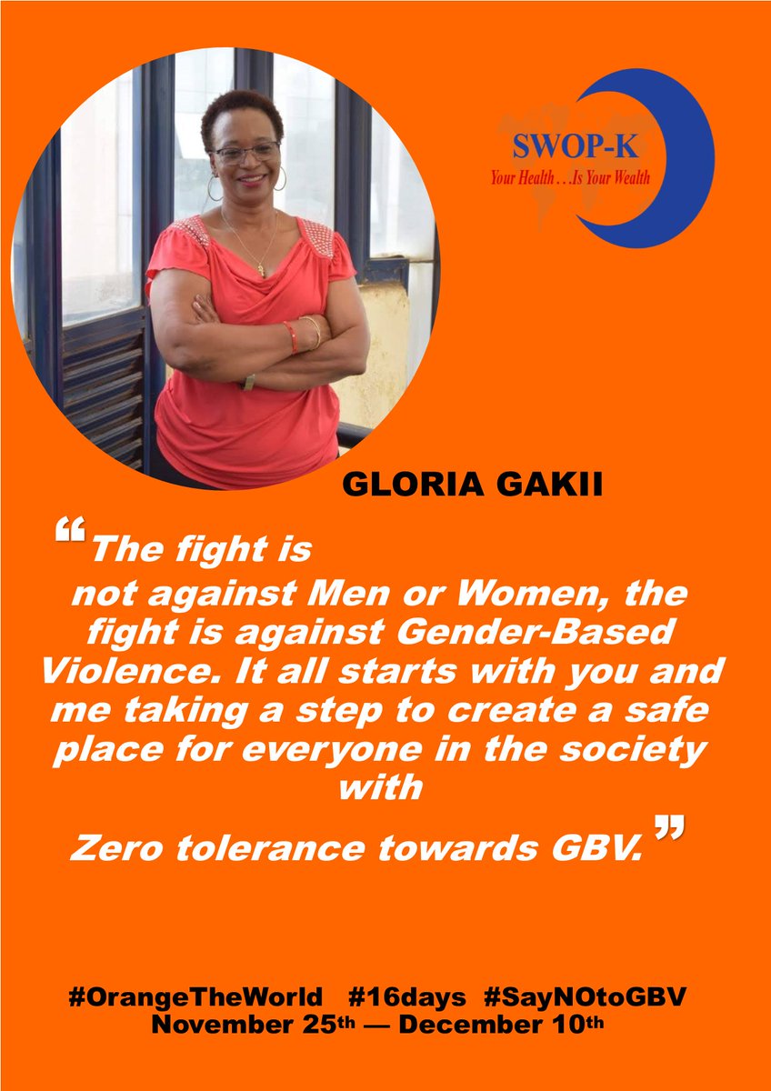Our Country Director joins the Globe in marking the beginning of the #16days of Activism Against Gender Based Violence under the global theme #OrangeTheWorld : End Violence Against Women Now" that runs from 25th November - 10th December.  #16DaysofActivism2021