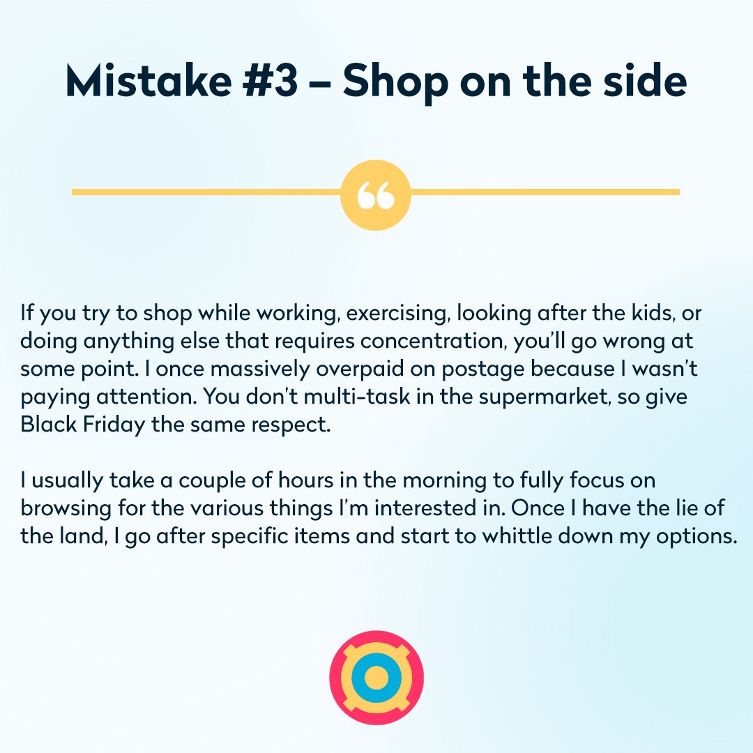 2 days until Black Friday! 💙 

Slow Shopping- Mistakes to avoid this Black Friday! 🤩 

Read our full article here: pricespy.co.uk/slow-shopping1…