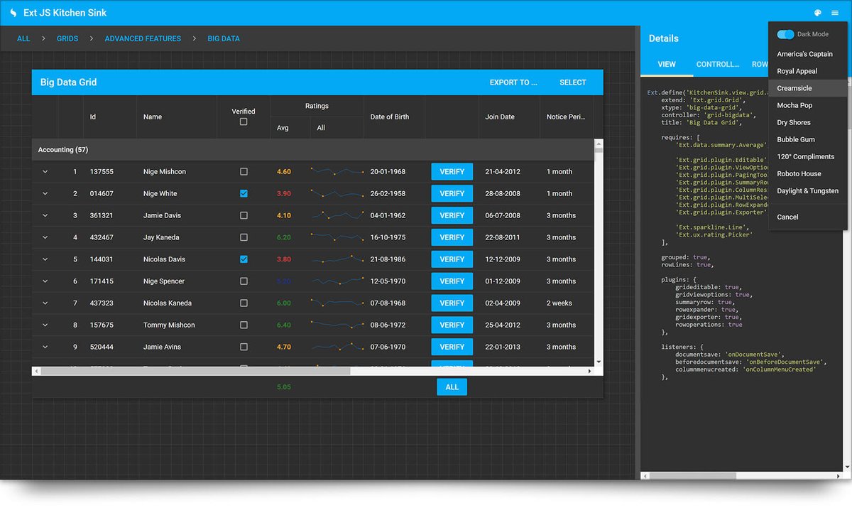 Sencha's tweet image. Ext JS provides the industry's most comprehensive collection of high-performance, customizable UI widgets. Start your Free Trial today: bit.ly/3AGSmjE
#JS #Javascript #ExtAngular #ExtReact #ExtWebComponents #Sencha #Senchaextjs #extjs #Javaframework #Java #GXT #GRUI