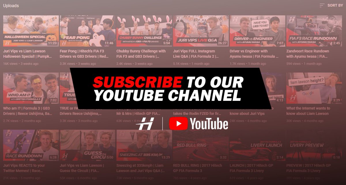 HitechGP's tweet photo. Don't miss out on EXCLUSIVE content on our YouTube channel 🚨🤩📽️

Haven't subscribed yet? Click the following link 👇
https://t.co/aghDyCZc1a

#HitechGP https://t.co/9p6CaFwdZq