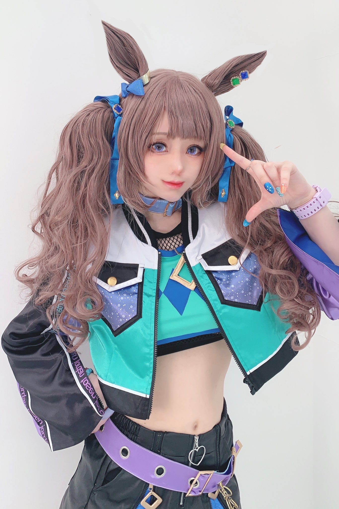 ちき в X: „【コスプレ】 ウマ娘プリティーダービー 💚トーセン