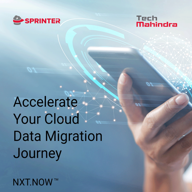 tech_mahindra's tweet photo. Accelerate your data migration journey to cloud with @tech_mahindra accelerator #Sprinter

Book your Demo now: https://t.co/MdL6V0A61E

#Dataoncloud #DataMigration #DataIntelligence